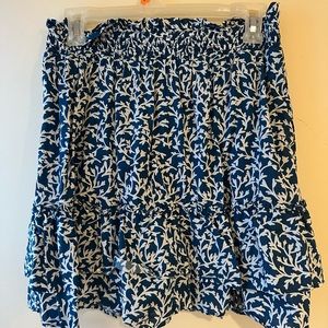 JCREW blue skirt XS